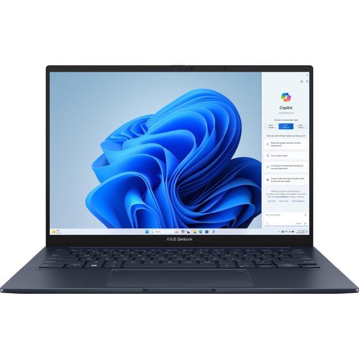 Ноутбук Asus ZenBook 14 OLED UX3405CA-ST1248 Intel Core Ultra 9 285H 32 Гб 1 Тб SSD Arc Graphics DOS Ponder Blue (90NB14W1-M01UL0)
