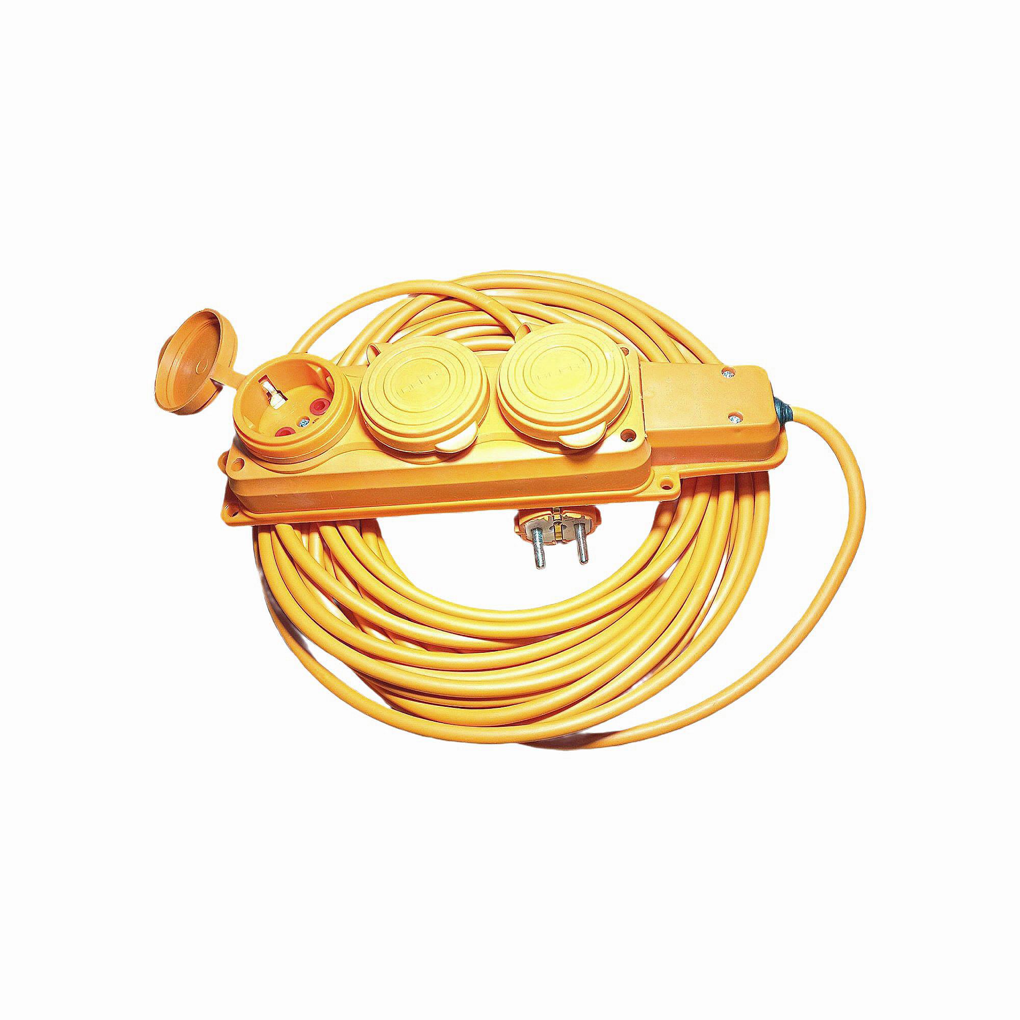 Подовжувач Sokol 3 розетки з заземленням 10 м (7.5.1.166889) - фото 2 Подовжувач Sokol 3 розетки з заземленням 10 м (7.5.1.166889) - фото 2