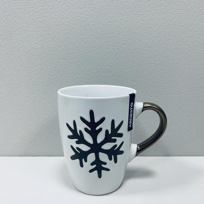 Чашка Ardesto AR3059AS SnowFlake керамическая 320 мл Белый (2389761247) - фото 1 Чашка Ardesto AR3059AS SnowFlake керамическая 320 мл Белый (2389761247) - фото 1