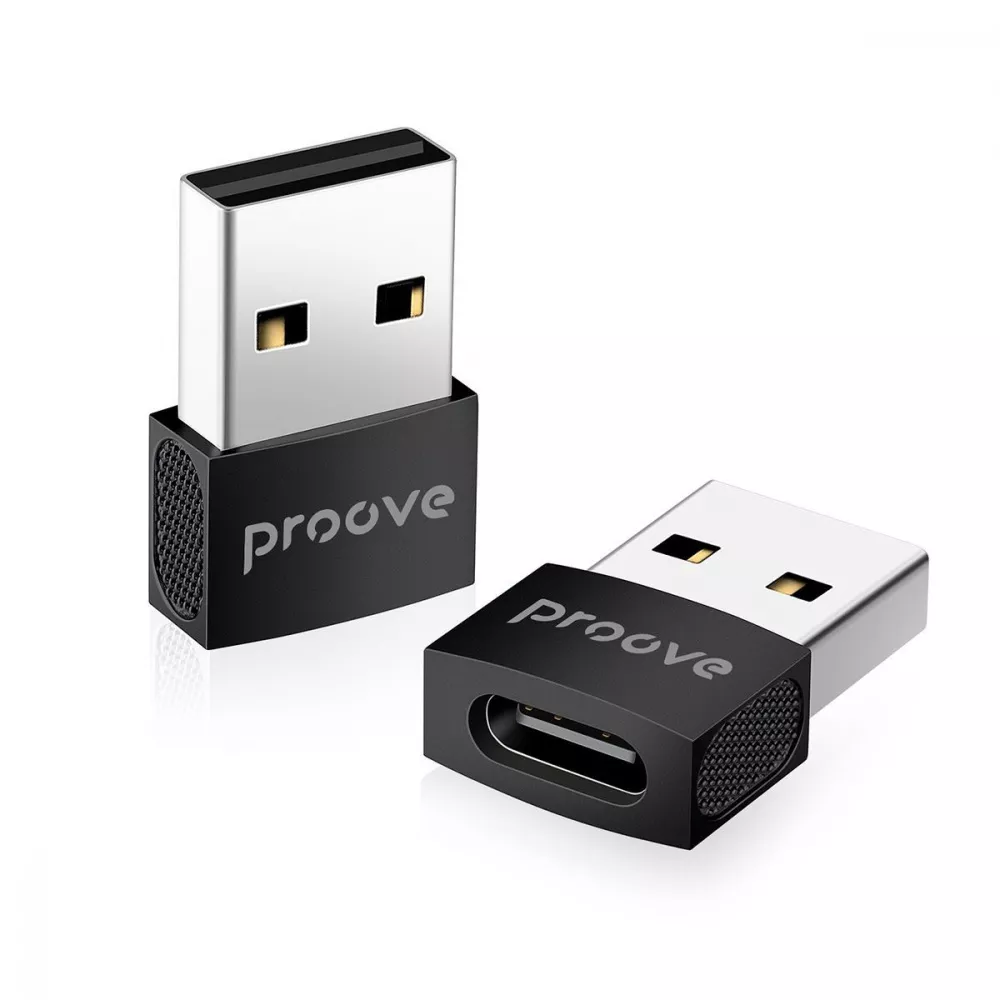 Переходник Proove OTG Extension Type-C to USB Black - фото 3