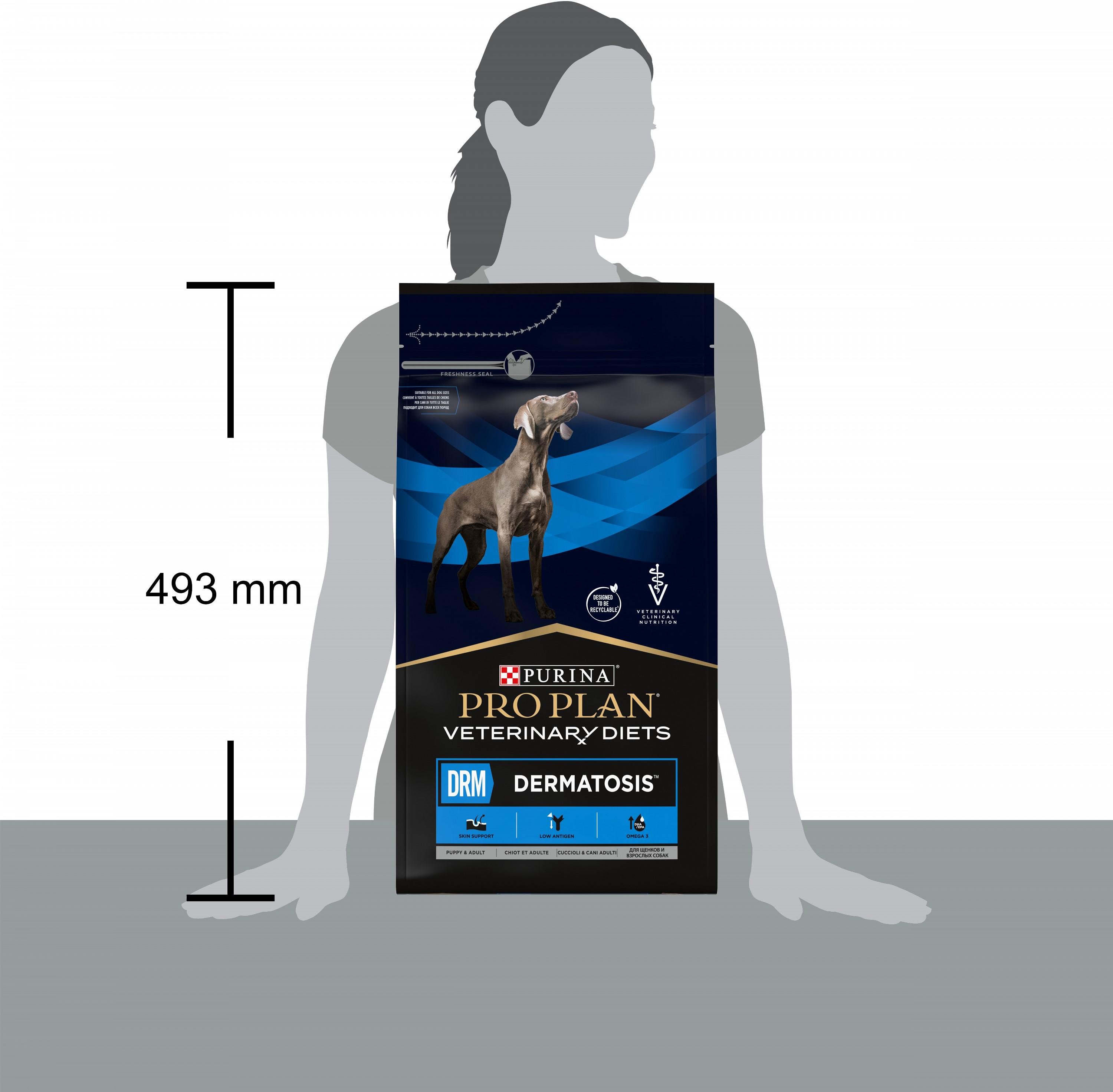 Корм для собак сухой Purina Pro Plan Veterinary Diets DRM Dermatosis поддержка функции кожи при дерматозах 3 кг (7613035156289) - фото 8 Корм для собак сухой Purina Pro Plan Veterinary Diets DRM Dermatosis поддержка функции кожи при дерматозах 3 кг (7613035156289) - фото 8