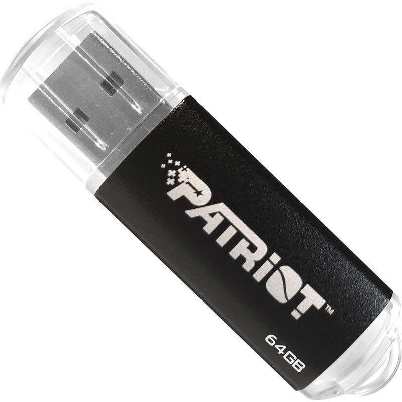 Флеш-накопитель Patriot USB 2.0 Xporter Pulse 64 Гб Metal/Black (34602635)