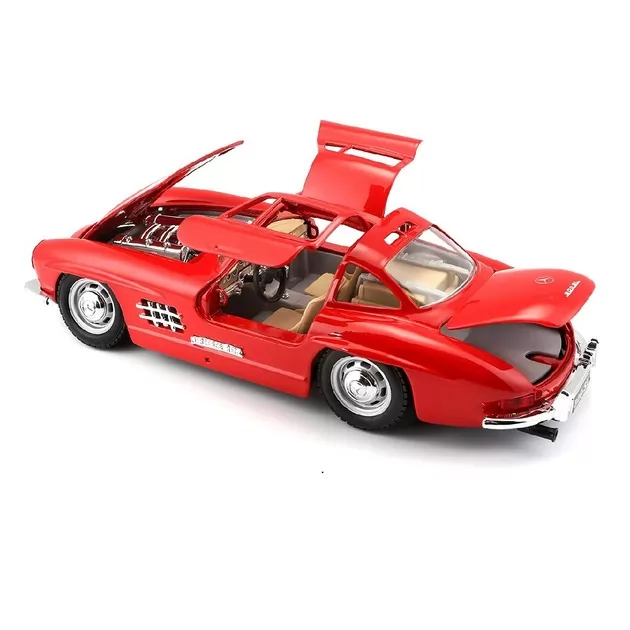 Автомодель металева Bburago Mercedes-Benz 300 Sl 1954 1:24 Червоний (18-22023) - фото 3