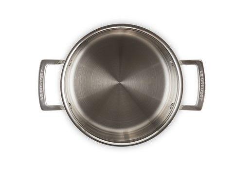 Кастрюля Le Creuset 2,3 л нержавеющая сталь с крышкой Chrome (96200618001000) - фото 5