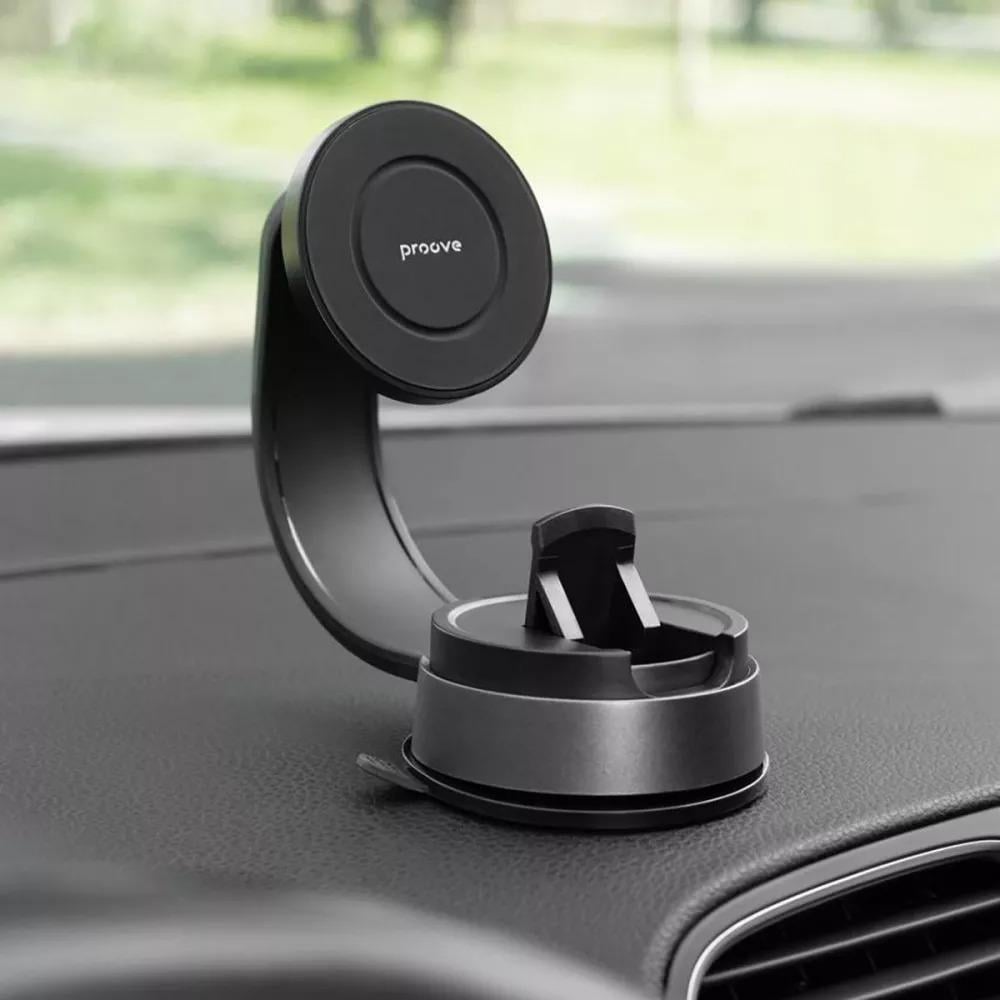 Автомобільний тримач Proove Truck Suction Type Car Mount Black - фото 4