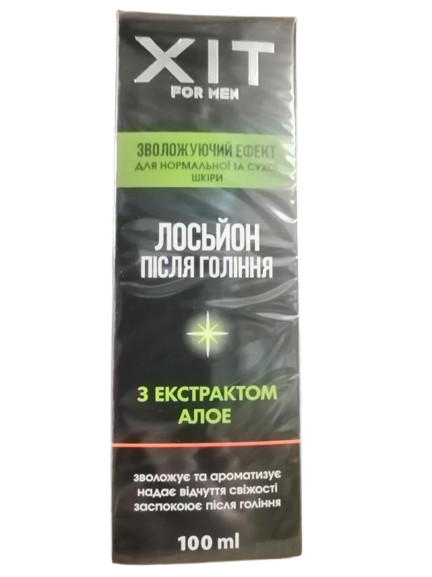 Лосьон после бритья Аромат ХИТ for men с экстрактом алоэ 100 мл