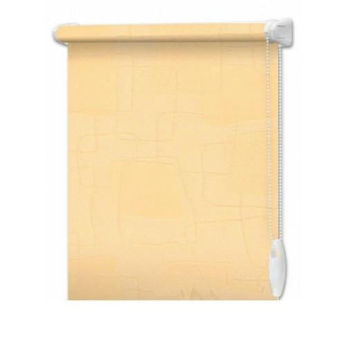 Рулонная штора Wenster Топаз 2057 140х185 см открытого типа Желтый (510320098)
