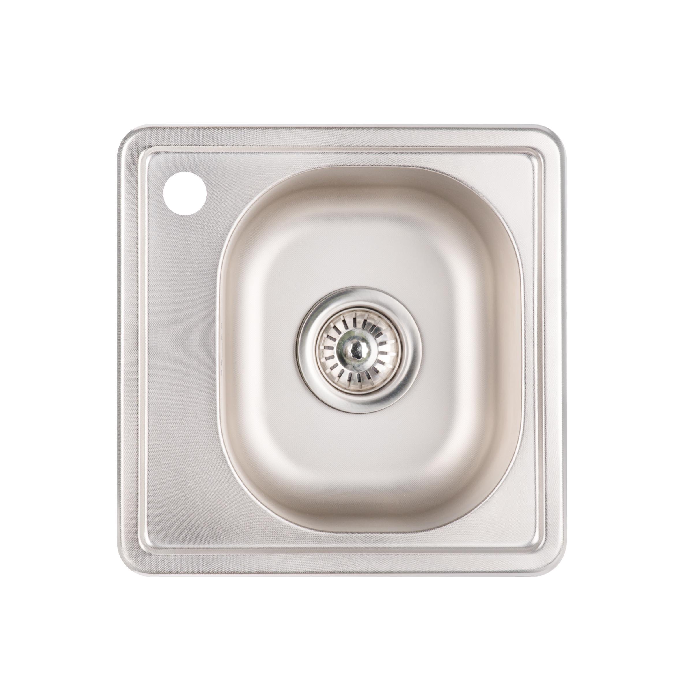 Кухонная мойка Lidz 3838 Micro Decor 0.6мм (LIDZ3838MDEC06)