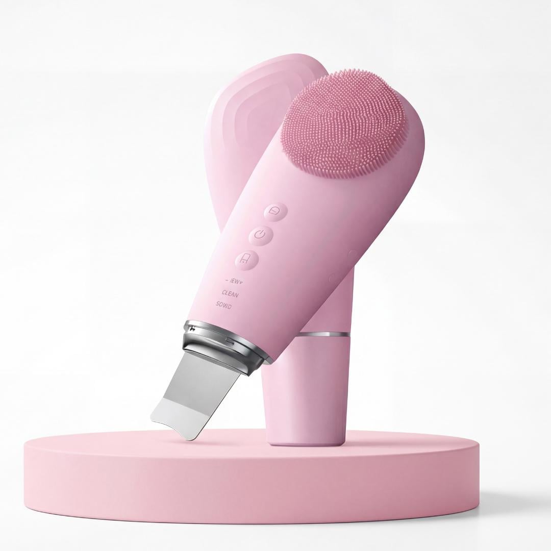 Щітка електрична для очищення обличчя Colorume Y-1641 2в1 пілінг/очищення пор/скраббер