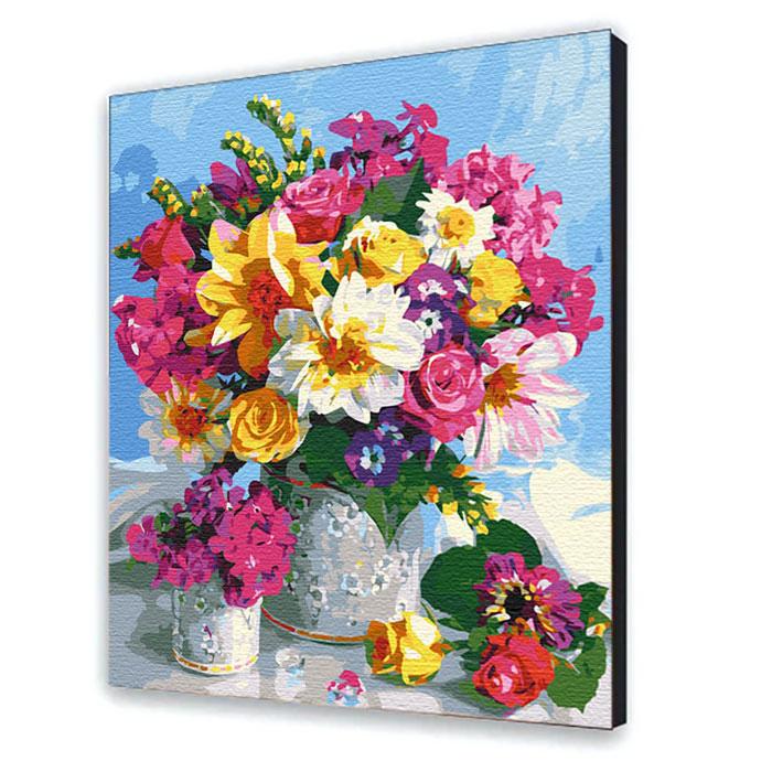 Картина по номерам ART CRAFT  Цветочная радуга 40х50 см (12114-AC)