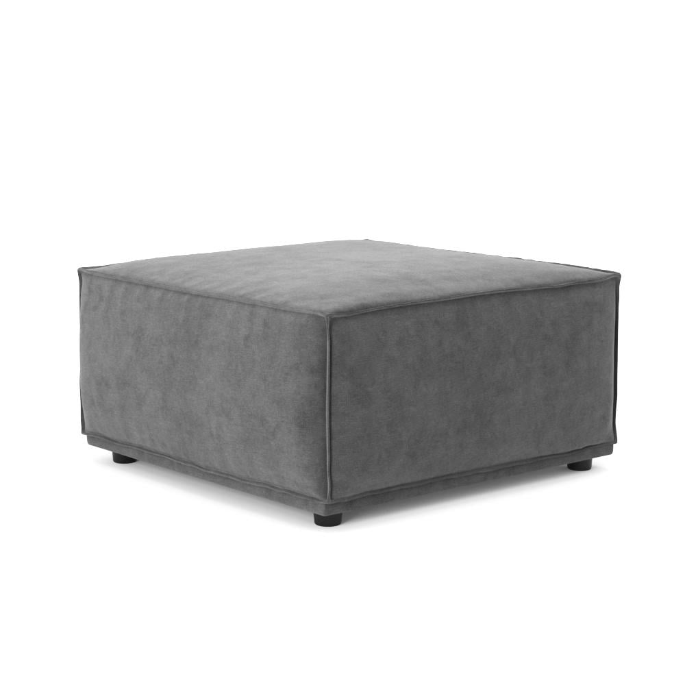 Пуф Rino 65х38х65 см Сірий (Арт.95) - фото 2 Пуф Rino 65х38х65 см Сірий (Арт.95) - фото 2