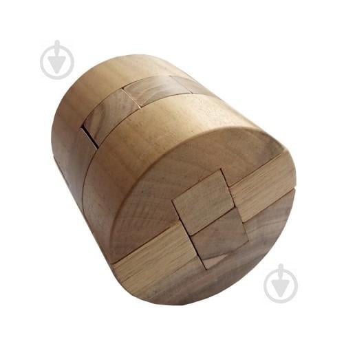 Деревянная головоломка Круть Верть Цилиндр 8х7.5х7.5 см (nevg-0020)