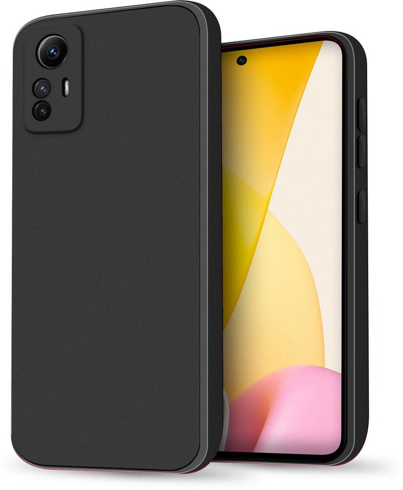 Силиконовый чехол HardCorner Xiaomi 12 Lite (с микрофиброй) Black (34825-2B)