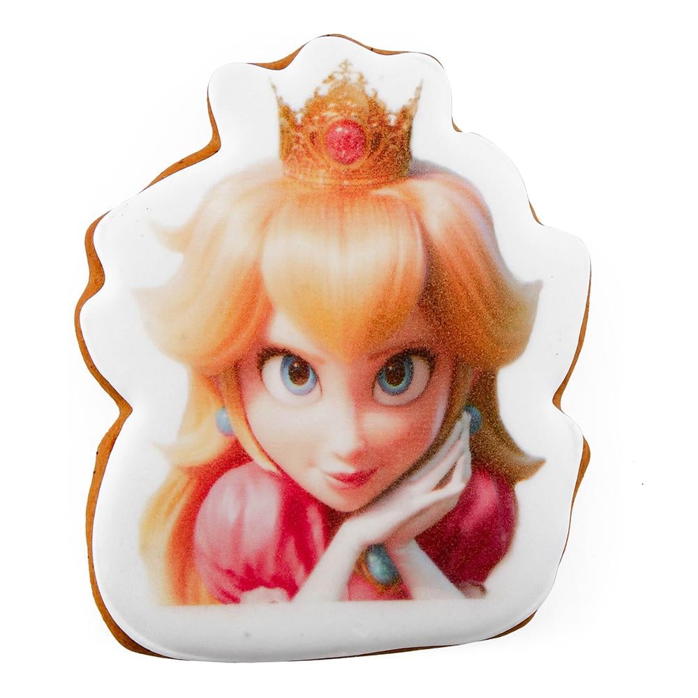 Пряник с принтом Крафт Печенье Братья Супер Марио Princess Peach 45 г