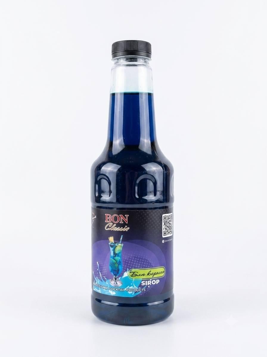 Сироп Bon Classic Blue Curacao для коктейлів/кави та десертів 1 л (36913896)