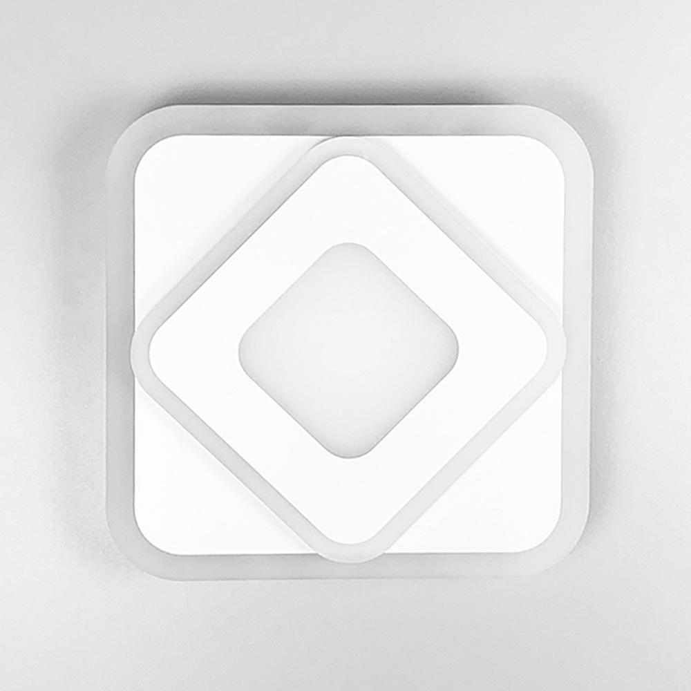 Светильник Line.F 2230-350 WT светодиодный квадратный с матовым акрилом 35 см (3486_6800)