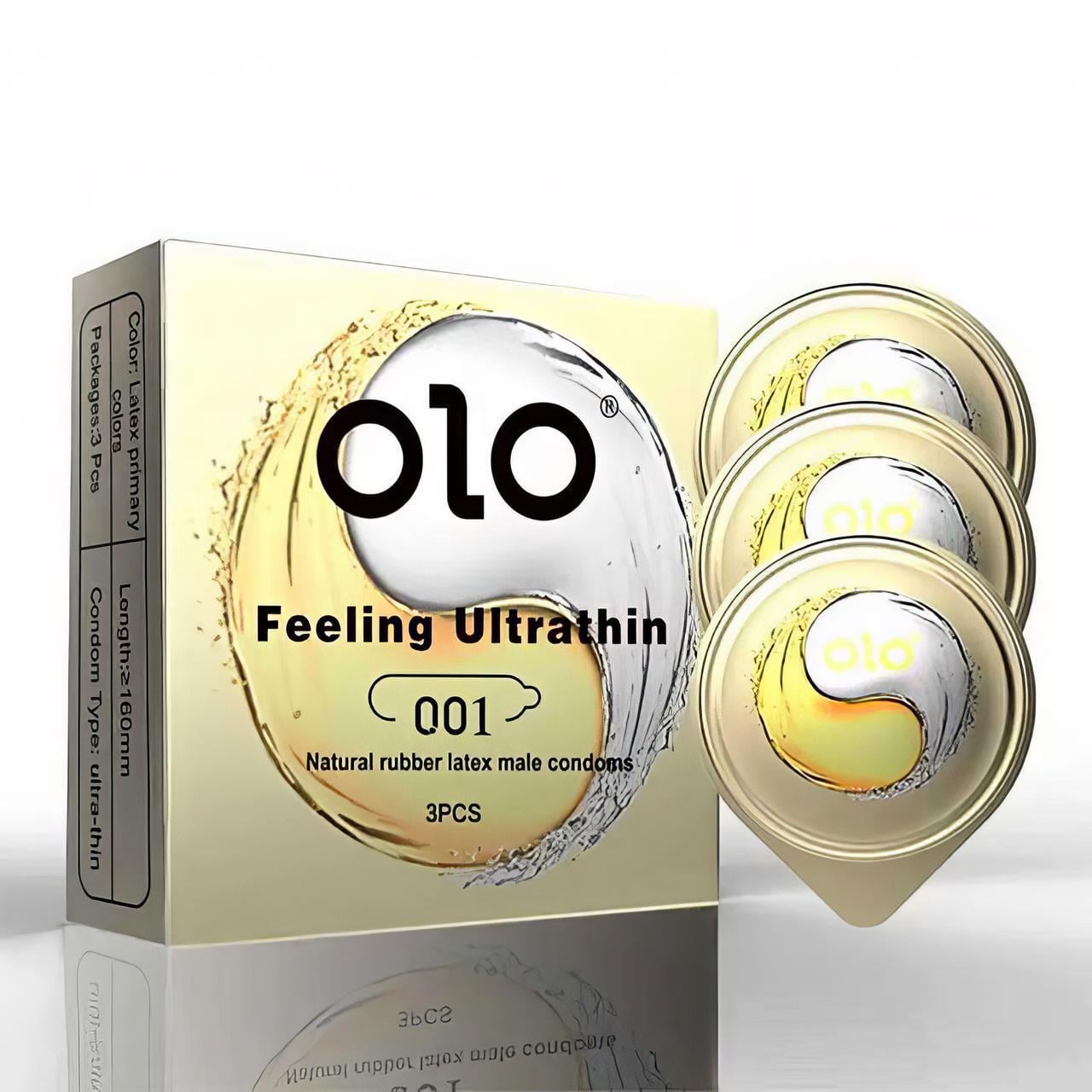 Презервативы ультратонкие OLO Ice and Fire 3 шт. (X0000640-1)