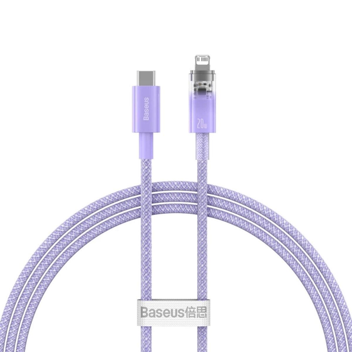 Кабель BASEUS Explorer Series 20W 1 м Purple (CATS010205)
