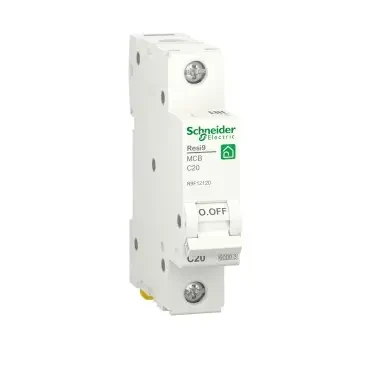 Автоматический выключатель 1-п. RESI9 20A C 6kA SCHNEIDER ELECTRIC C2