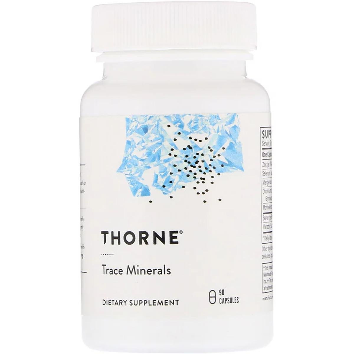 Микроэлементы Thorne Trace Minerals Research 90 капсул (THR24203)