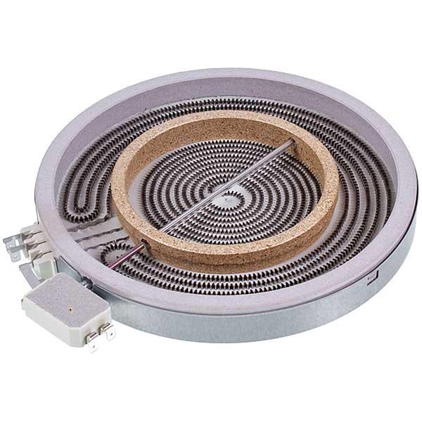 Конфорка для стеклокерамической поверхности Whirlpool 481231018895 2100/700W 210/120 мм