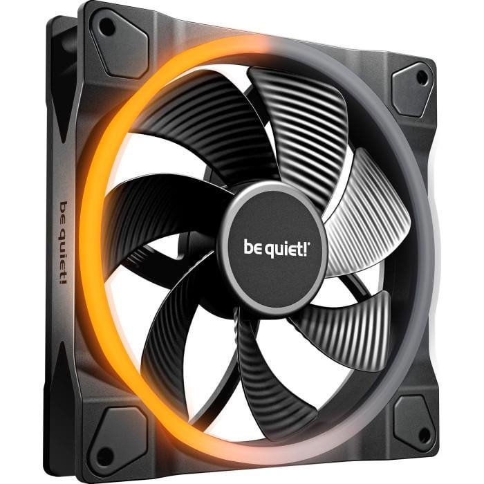 Вентилятор для корпуса be quiet! Light Wings PWM Reverse 140 мм ARGB Black (BL134)