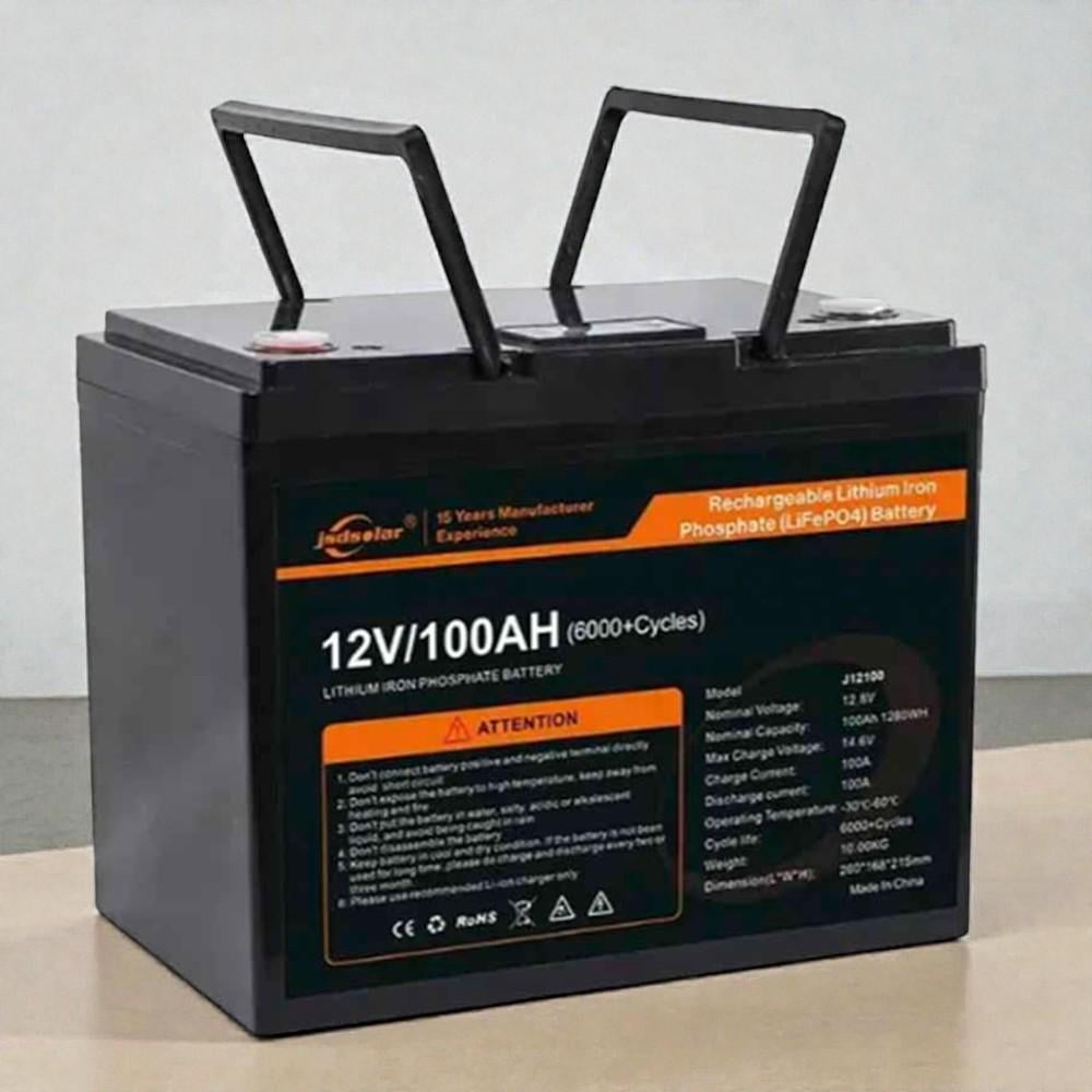 Аккумулятор для ИБП Jsdsolar lifepo4 100 Аh 12 В (24-642529) - фото 2 Аккумулятор для ИБП Jsdsolar lifepo4 100 Аh 12 В (24-642529) - фото 2