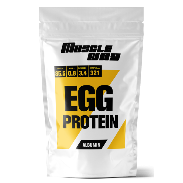 Протеин яичный альбумин для роста мышц MuscleWay EGG PROTEIN 500 г Безвкусно (21-137-ALB-500g)