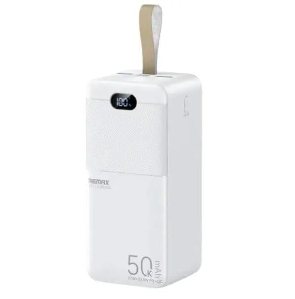Повербанк Remax RPP-117 Quick Charge 22,5W 50000 mAh Білий (21272224)