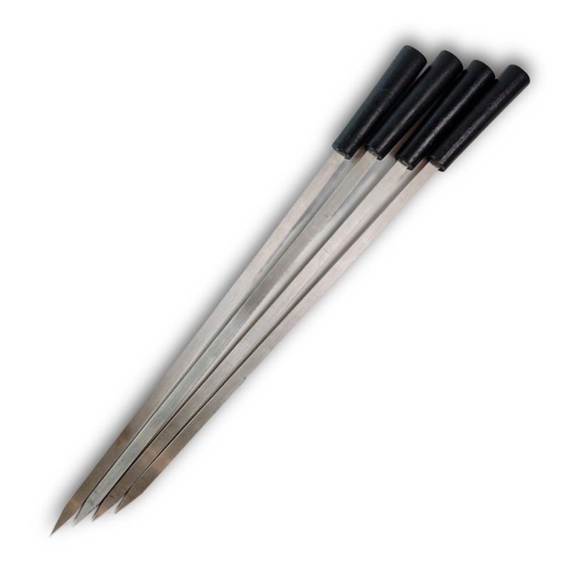 Шампуры с деревянной рукояткой Gorillas BBQ 4 шт. 45 см (SKK79)