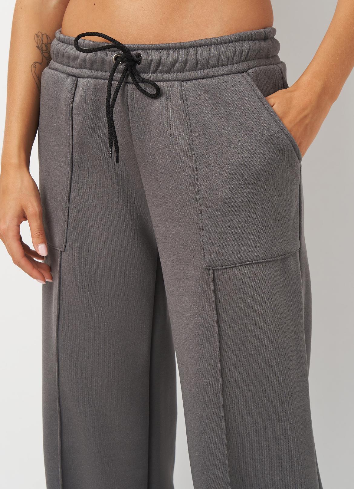 Спортивные штаны женские Элли теплые р. 48 Графитовый (2288073203) - фото 4 Спортивные штаны женские Элли теплые р. 48 Графитовый (2288073203) - фото 4