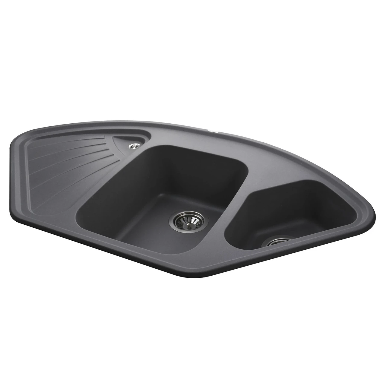 Мойка гранитная Globus Lux AVERNO А0003 1060x575 мм Серый металлик (04000034) - фото 4