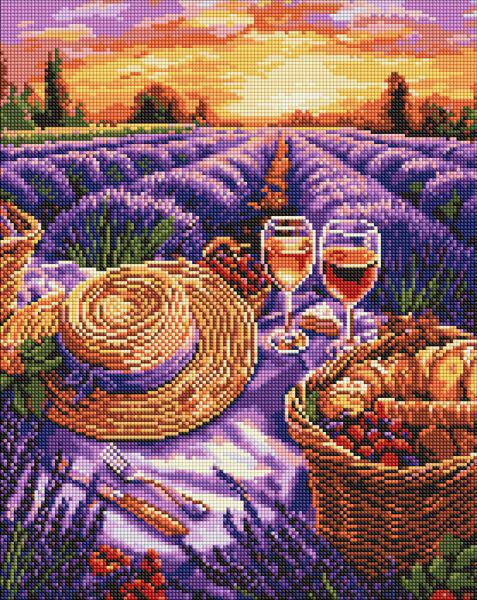 Алмазная мозаика Ideyka Пурпурный горизонт 40x50 см (Id-AMO8182)