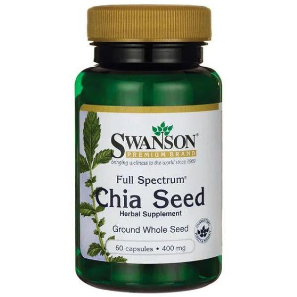 Экстракт семян чиа Swanson Full Spectrum Chia Seed 400 mg 60 capsules