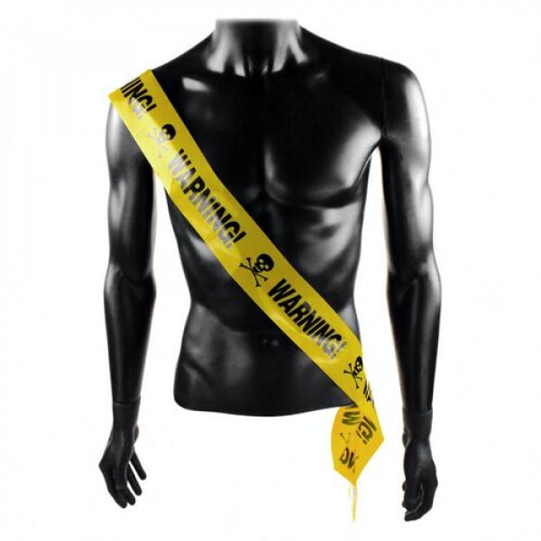 Декор на Хэллоуин Seta Лента Warning (19-961-4)