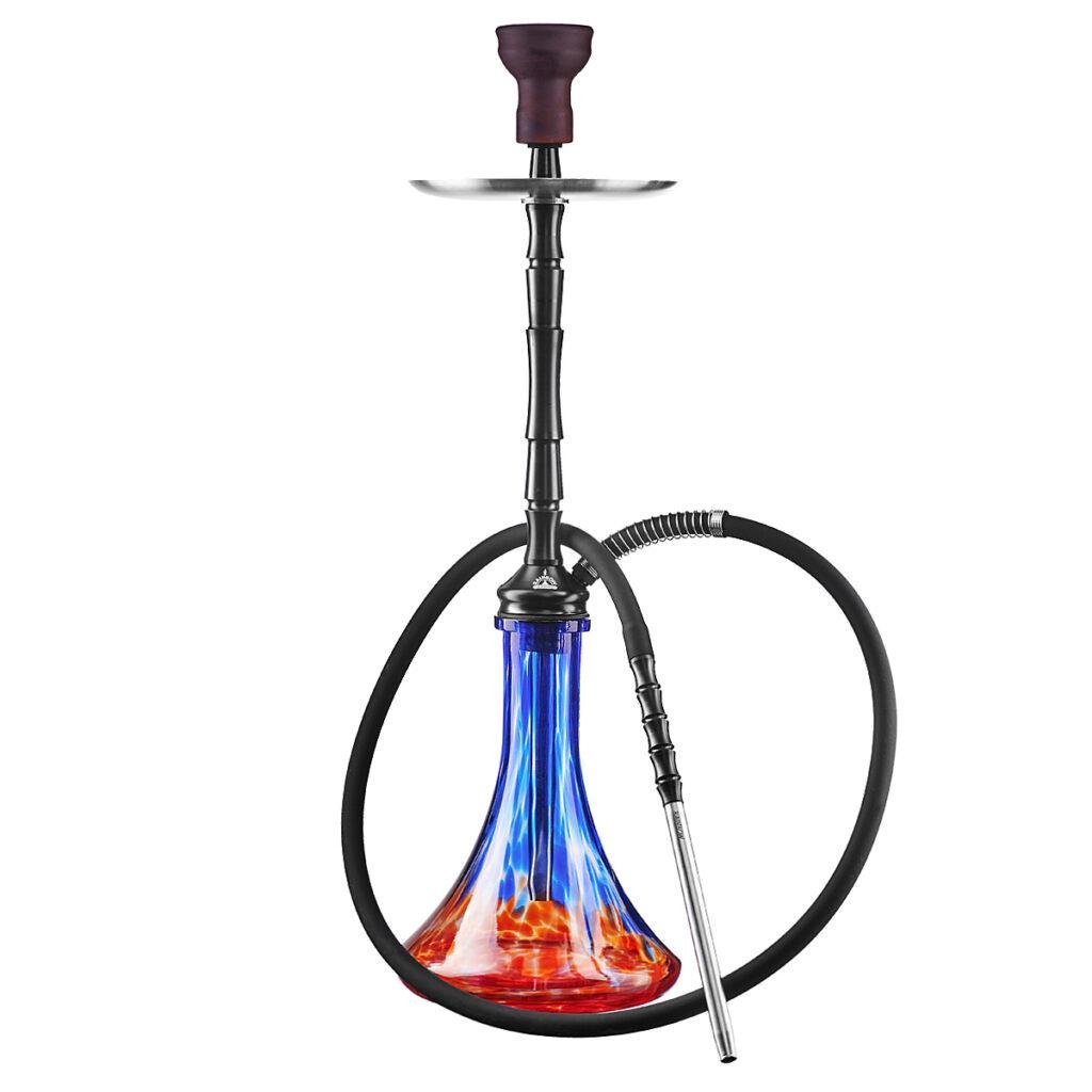 Кальян Rainbow Hookah 2.0 Black с колбой XL Red Blue (275-192-107) - фото 1