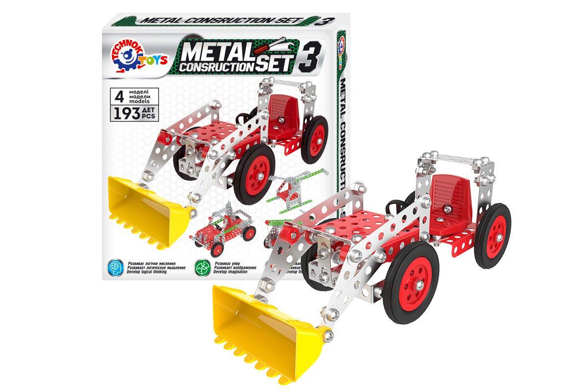 Конструктор металевий Машинка 193 деталі (138935)