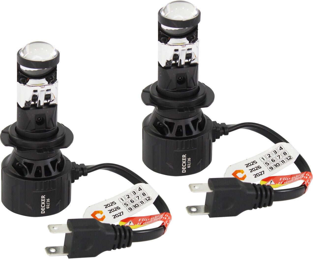 Лампочка Decker LED H7 GL-02 5000K с линзами (GL-02)