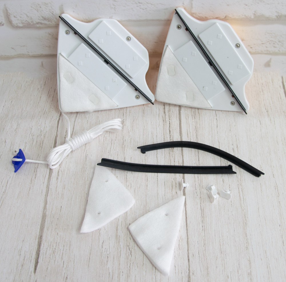 Щітка для миття вікон Glass Wiper трикутна магнітна Жовтий (1007957-Yellow-1) - фото 4