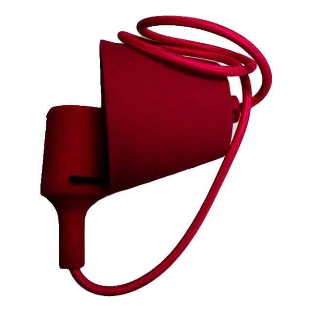 Светильник силиконовый Lumano ART-LOFT E27 Красный - фото 1 Светильник силиконовый Lumano ART-LOFT E27 Красный - фото 1