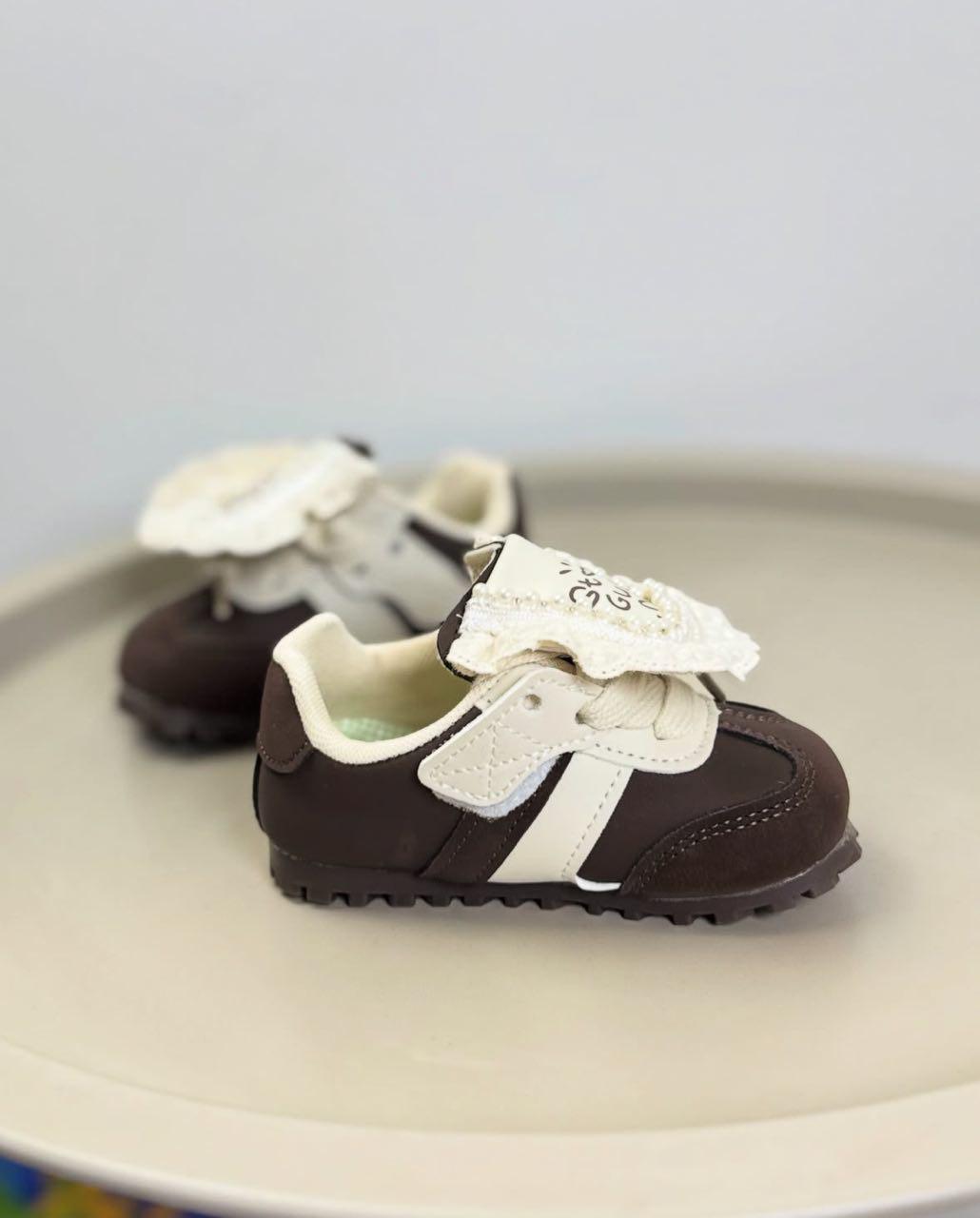 Кроссовки детские 1487 р. 23 Коричневый (25338881) - фото 2