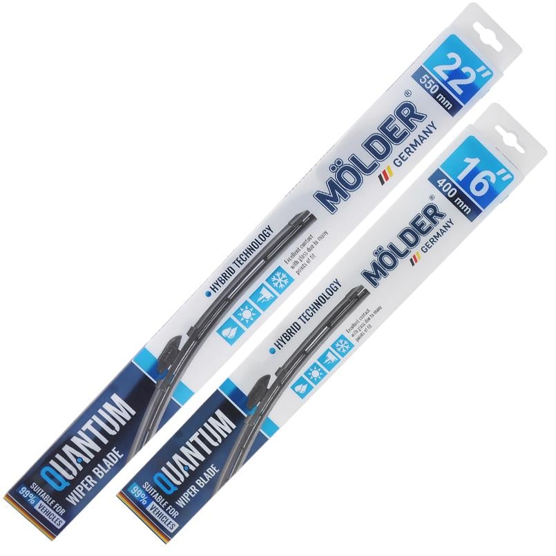Комплект щеток стеклоочистителей Molder Quantum гибридные для Renault Dokker с 2015 (sk_30)