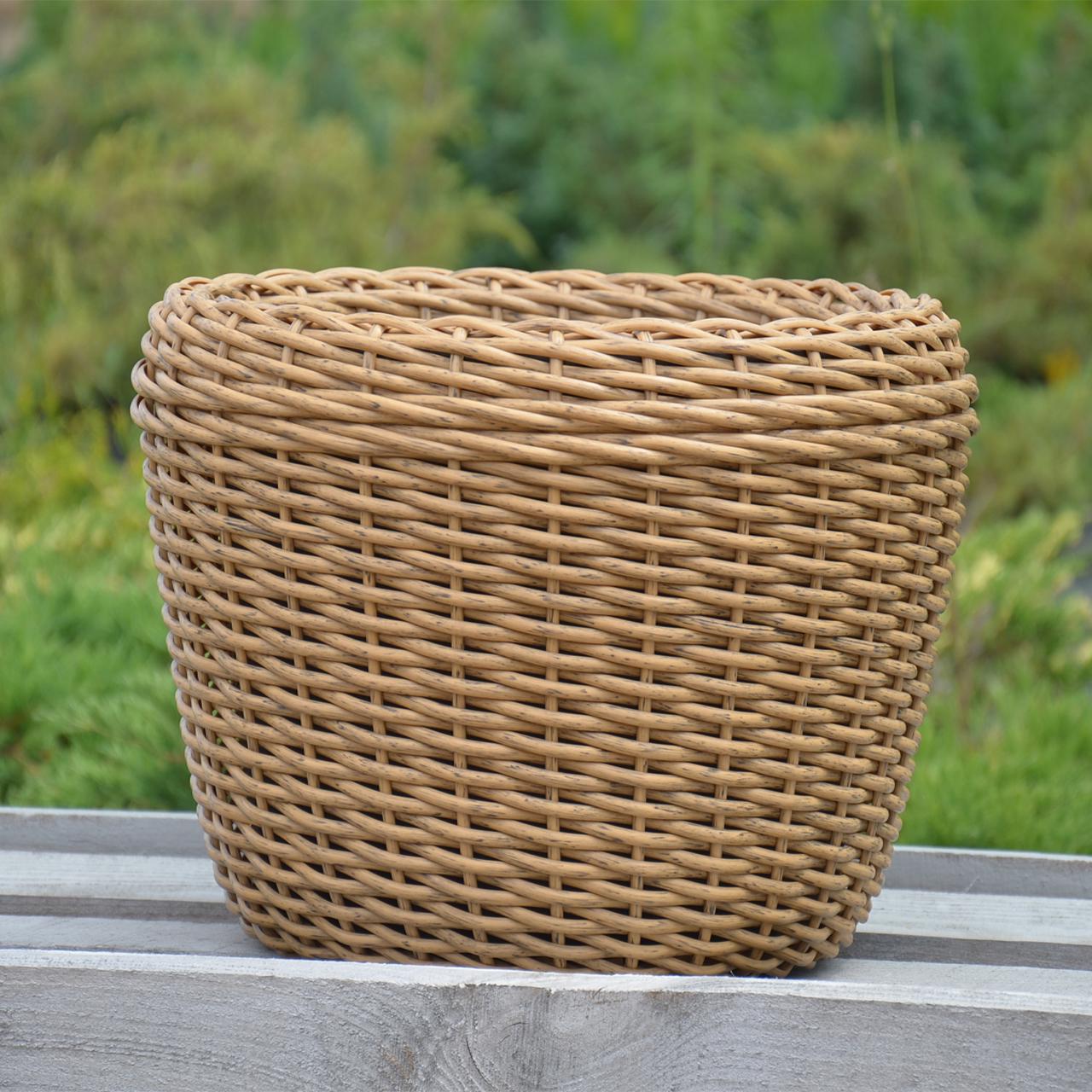 Кашпо для растений из искусственного ротанга 16 л Дерево (11717421) - фото 3 Кашпо для растений из искусственного ротанга 16 л Дерево (11717421) - фото 3