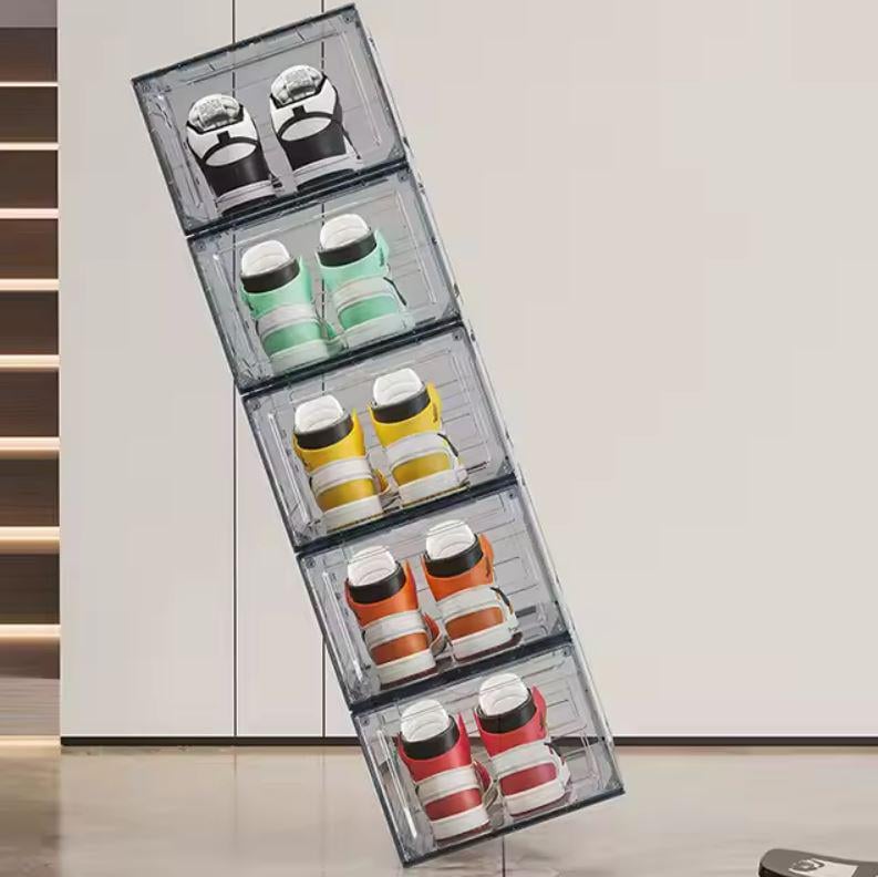 Органайзер для обуви и хозяйственных нужд UrbanKit штабелированный 6 шт. Прозрачный (L15N) - фото 13 Органайзер для обуви и хозяйственных нужд UrbanKit штабелированный 6 шт. Прозрачный (L15N) - фото 13