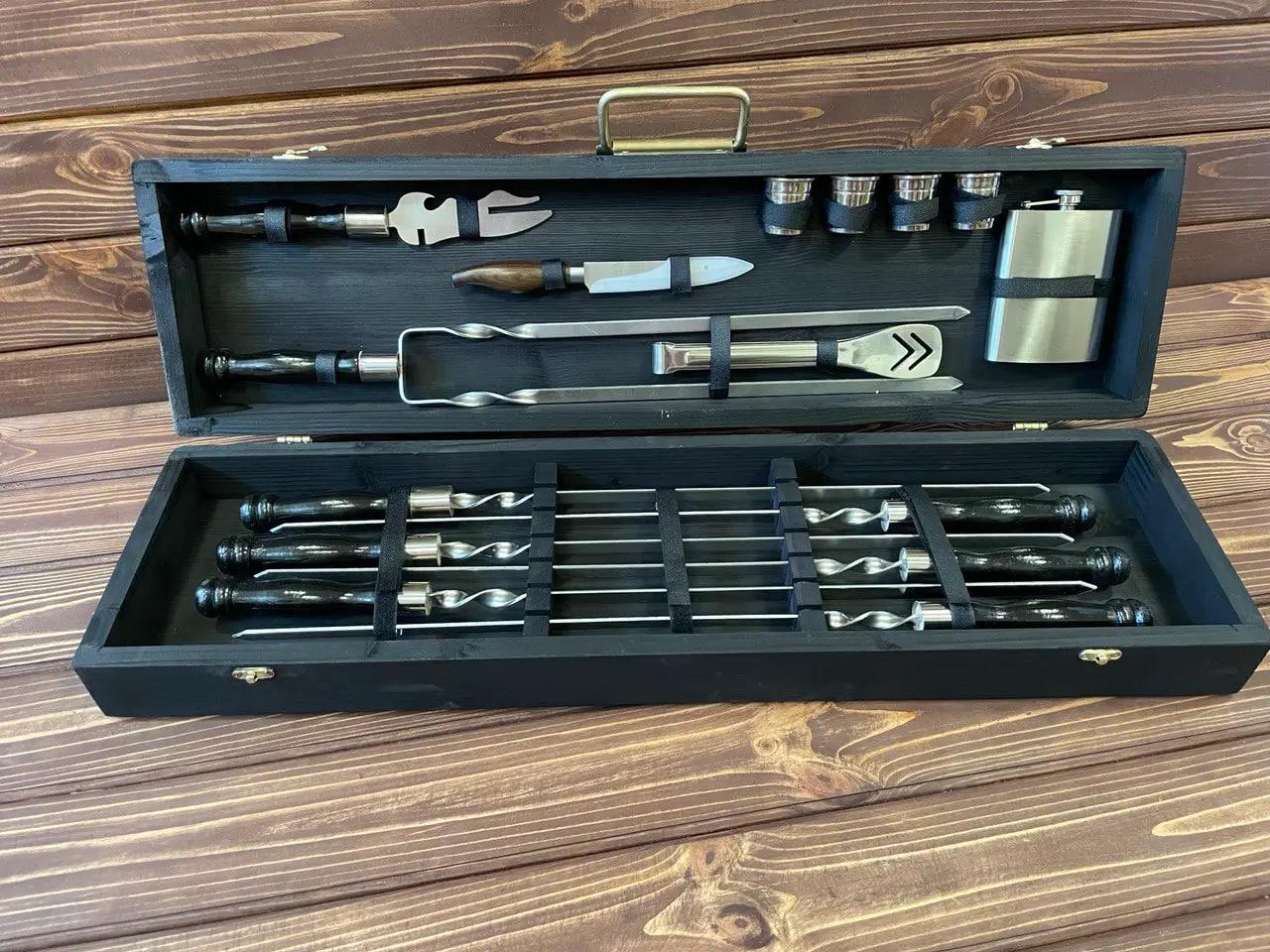 Набір шампурів Blackwood 12 в кейсі (10642767)