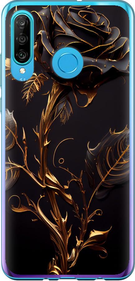Чехол на Huawei P30 Lite Роза 3 (5552u-1651-42517)