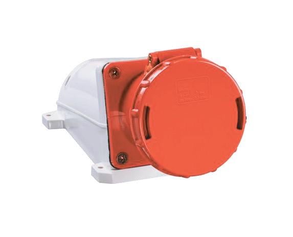 Розетка стационарная TechnoSystems 3Р+PЕ 63А 380В IP54 (5500413)