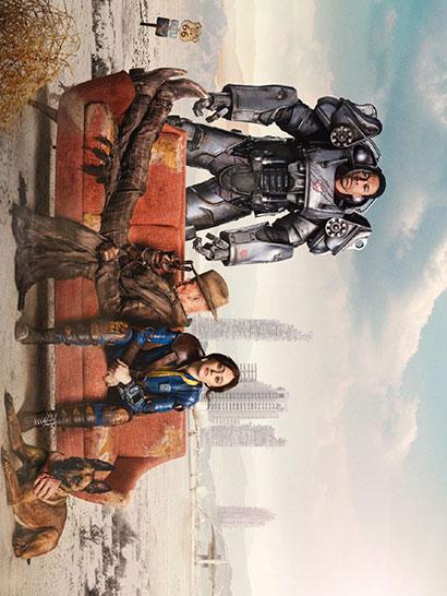 Плед Fallout Serial плюш двухслойный 135х150 см (113012-2) - фото 2