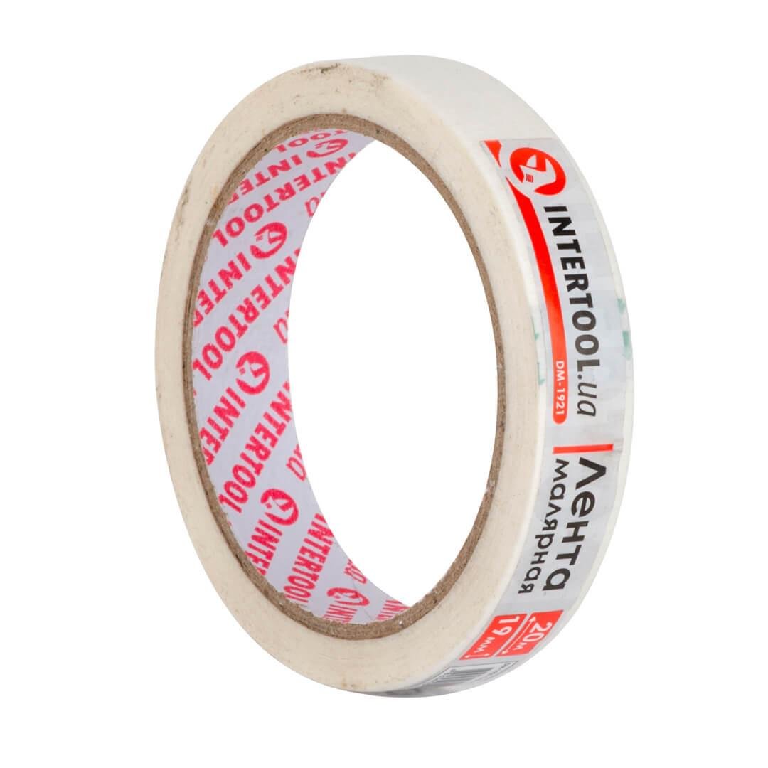Стрічка малярська Intertool DM-1921 19 мм 20 м White
