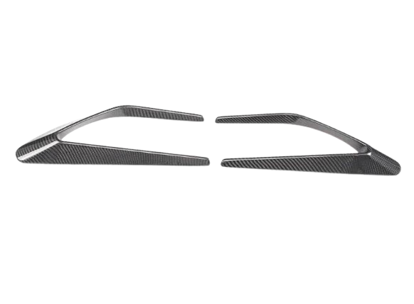 Накладки на передние крылья для SD C63 AMG 2015-2019 гг./Mercedes C-сlass W205 2014-2021 гг. натуральный карбон (147781)